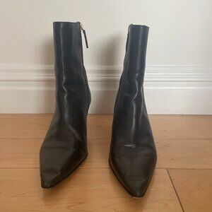 J.Crew Stevie ankle boots in leather - Black, Size 10